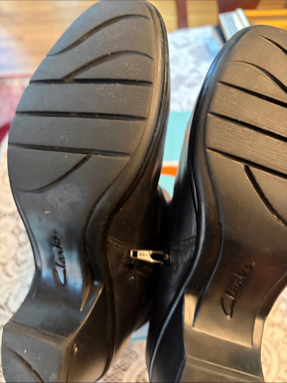 Clarks black booties - Picture 5 of 6